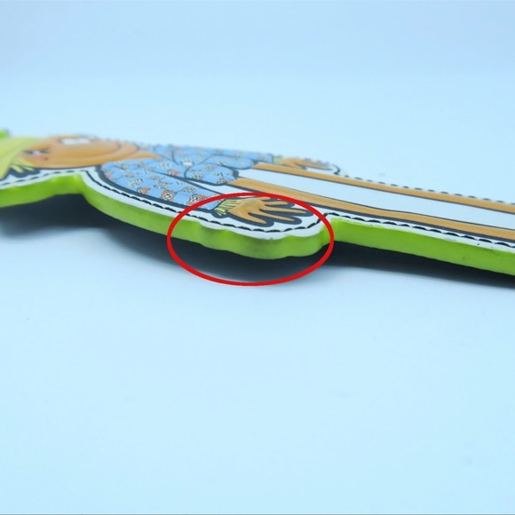 LOUIS VUITTON SHW Bag Charm Keychain Accessories MP2922 Yellow Brown Scarecrow - Picture 11 of 16